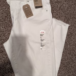 Brand new Levi white jeans